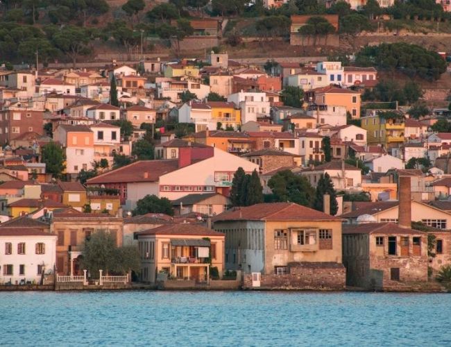 Greek houses in Ayvalik